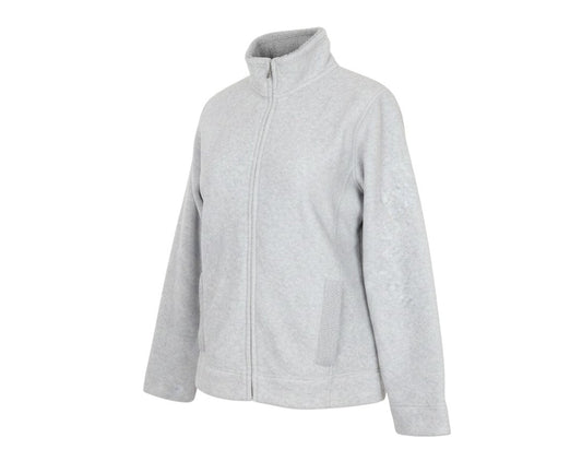 ISLE Women’s Grey Fleece Full Zip Jacket Size 14 Regular Fit