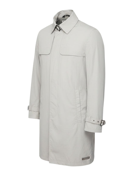 Fullcircle Women Ivory XL Hooded Nylon Rain Coat Jacket