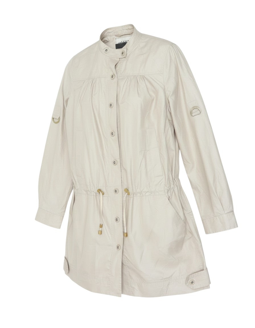 Jaeger Women's Beige Anorak Jacket UK 12 Lightweight Polyester