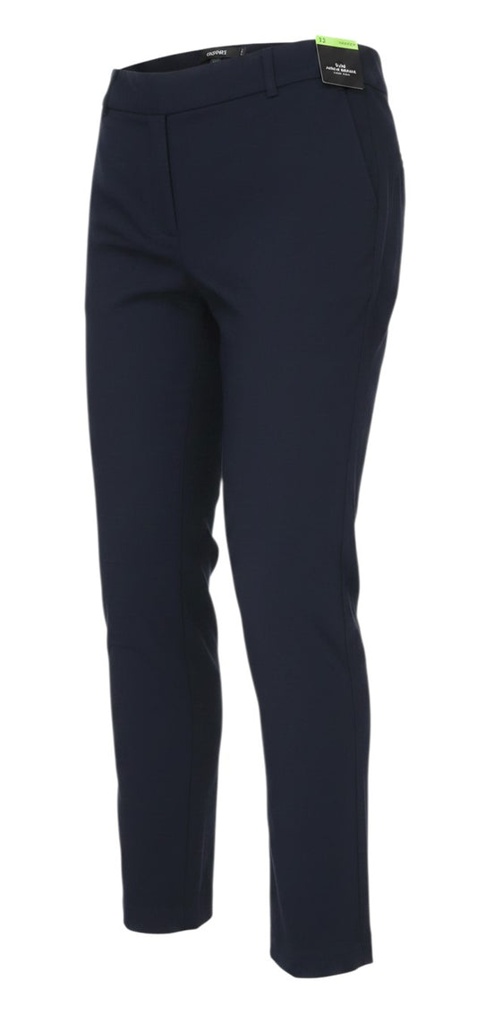 Prewornwholesale Marks and Spencer black viscose blend leggings with an elasticated waistband and slim fit.
