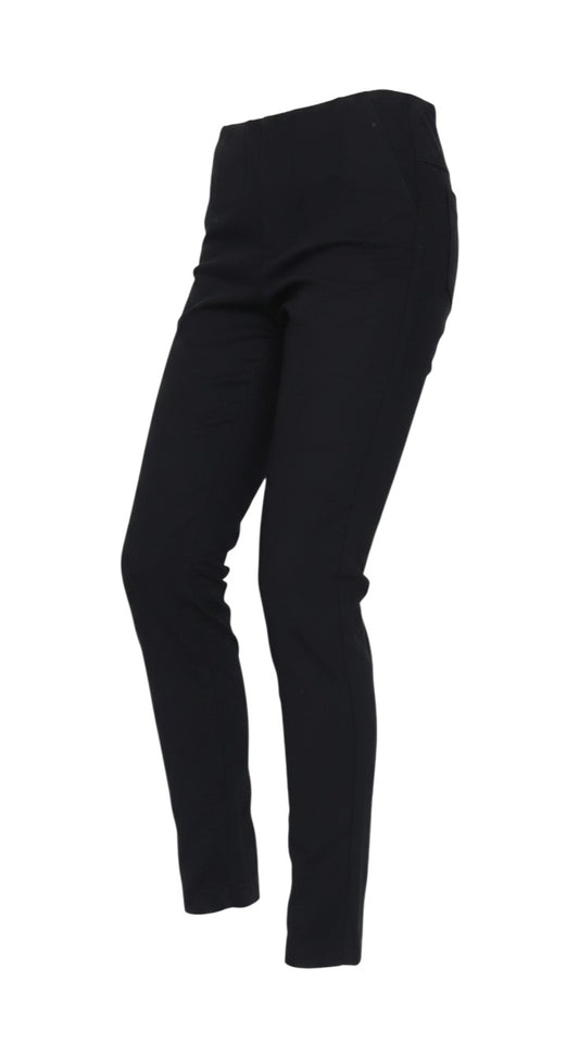 Prewornwholesale Marks and Spencer black high-rise stretch leggings with a comfortable elastic waistband.