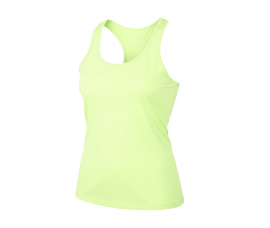 Prewornwholesale Marks and Spencer women's lime green scoop neck tank top in breathable stretch jersey fabric.