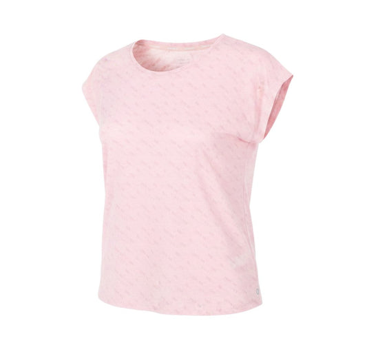 Prewornwholesale Marks and Spencer women's pink sleeveless jersey t-shirt with a crew neck for activewear.