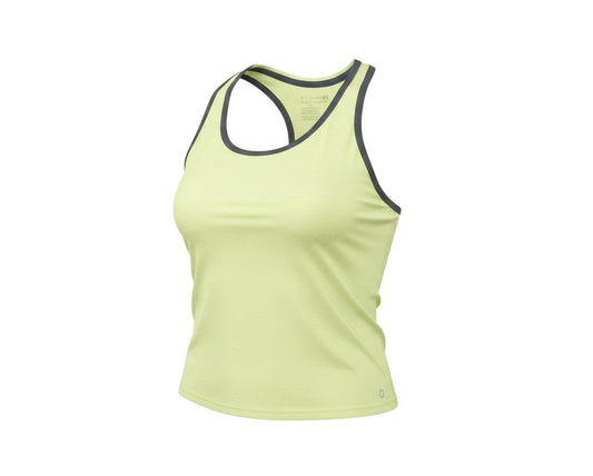 Prewornwholesale Marks and Spencer light yellow racerback tank top in a breathable polyester blend for activewear.