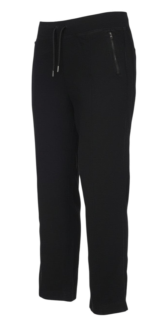 Marks & Spencer Women’s Black Size 10 Short Drawstring Zip Pocket Trousers