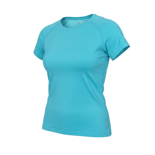 Montane Women Blue Activewear T-Shirt UK10 Lightweight Quick Dry
