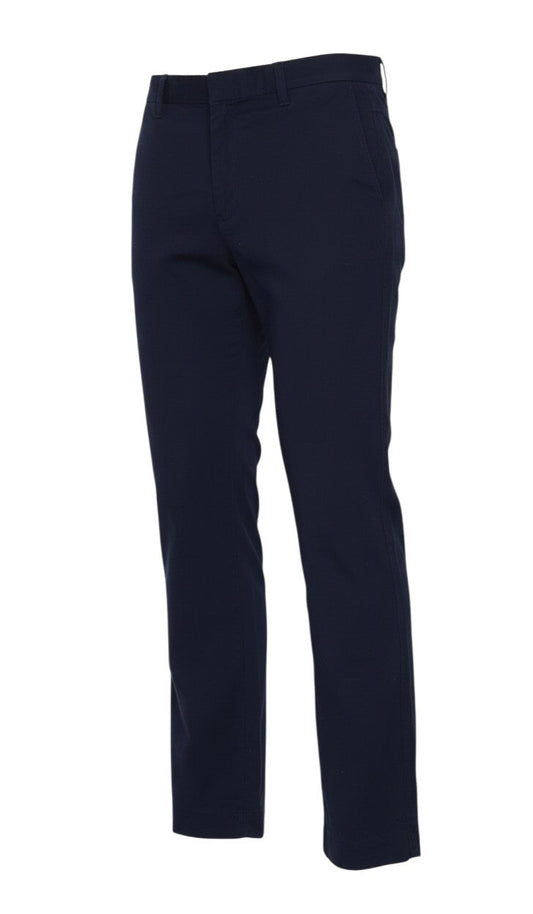 Marks and Spencer Women Blue UK 10 Regular Straight Chino Trousers