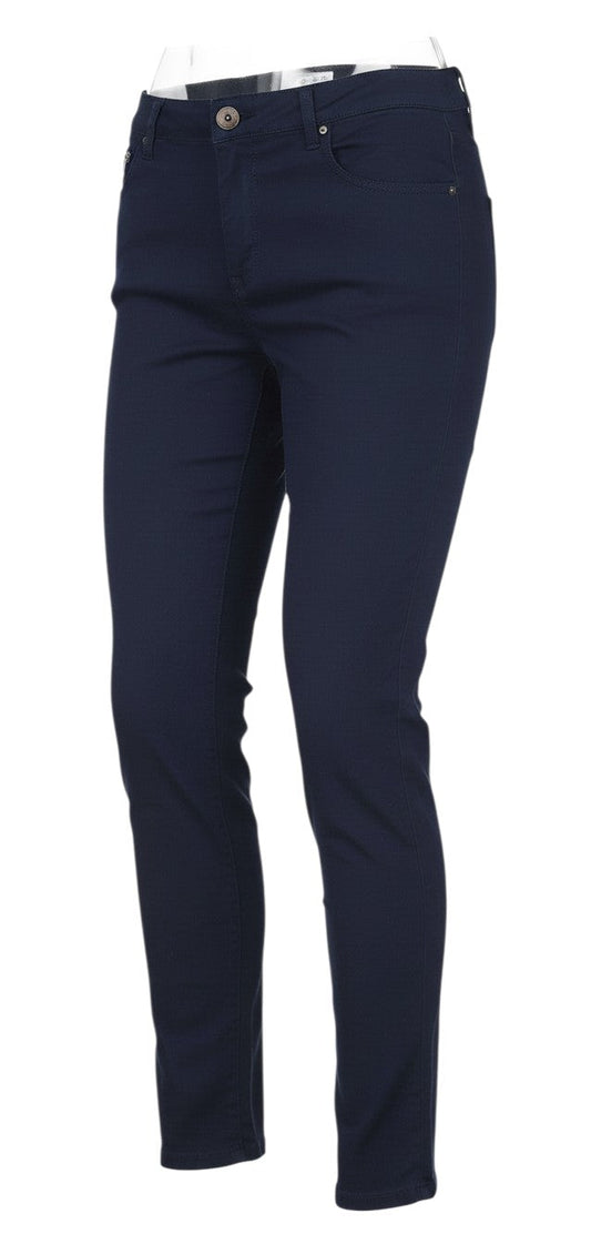 Moods Denim Women’s Blue Petite 14 Cropped Straight Trousers