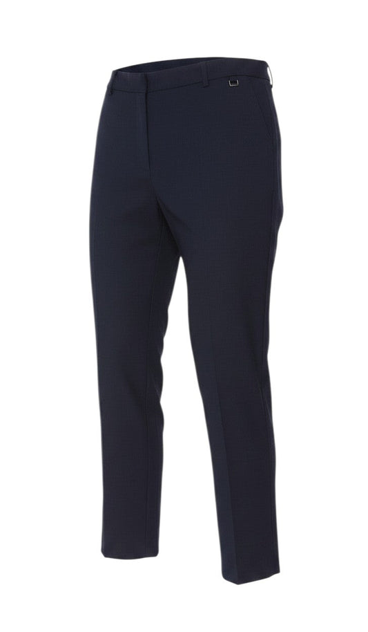 Marks & Spencer Women's Navy UK 18 Short Straight Leg Tailored Trousers