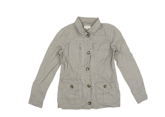 Next Women's Beige Military Style Cotton Jacket Size 6