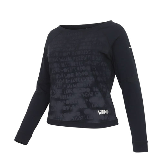 Nike Women Black XL Long Sleeve FitDry Sports Pullover Top