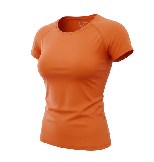Work Out Women's Orange XS Pullover T-Shirt