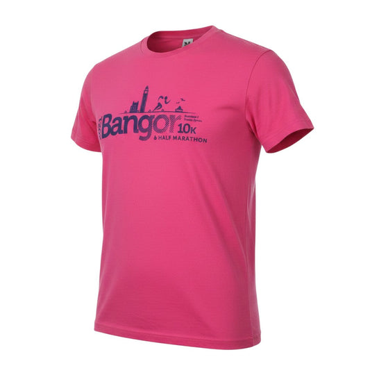 Roly Womens Pink  Cotton Basic T-Shirt Size S Round Neck  - Bangor