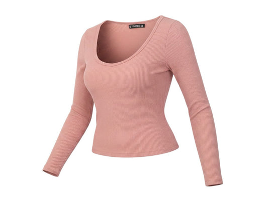 Dunnes Stores Womens Pink  Nylon Jersey Casual Size XS Round Neck Pullover