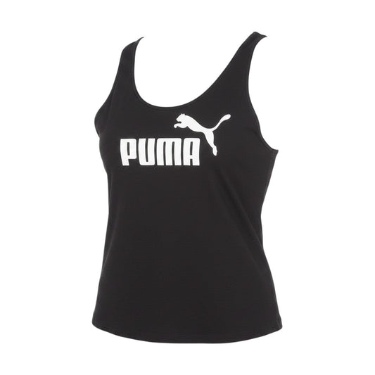 Puma Womens Black Sports Tank Top Size 14 Cotton Blend