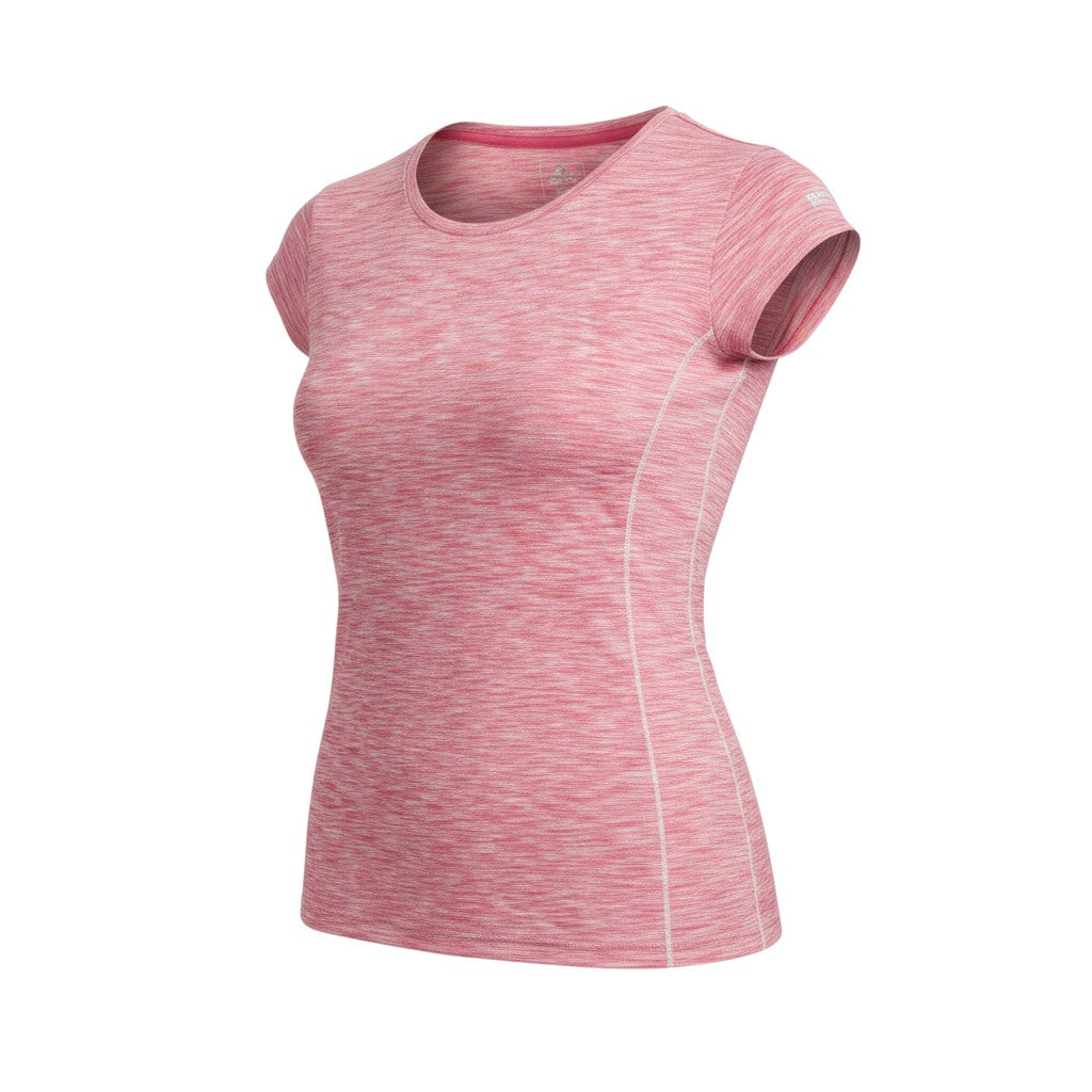 Prewornwholesale green racerback sports bra with medium support and seamless construction for activewear.