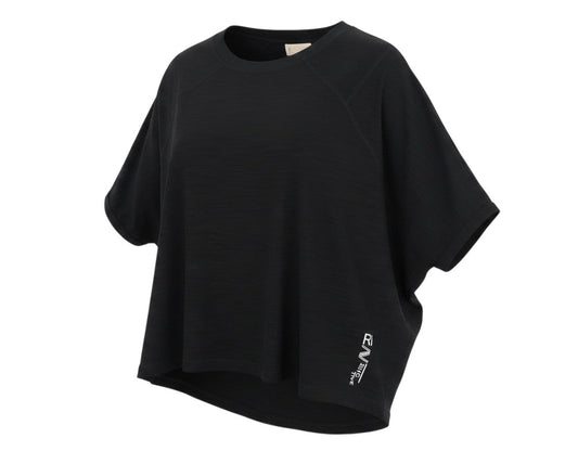 Prewornwholesale River Island black polyester jersey round neck pullover t-shirt with short sleeves