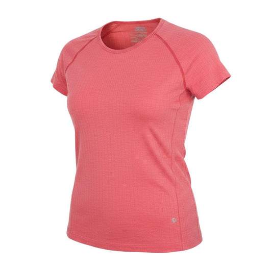 Prewornwholesale Tchibo women's pink breathable gym T-shirt with raglan sleeves and crew neckline
