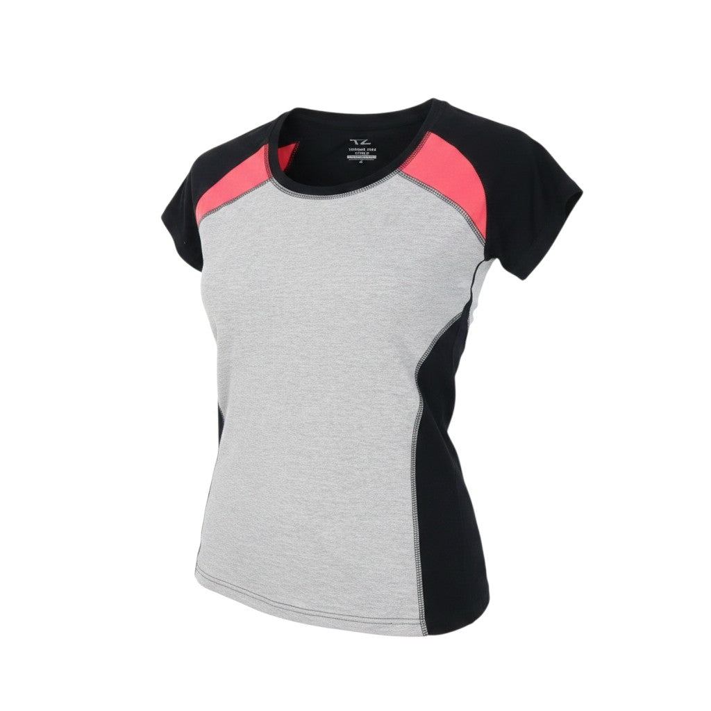 Prewornwholesale green racerback sports bra with medium support and seamless construction for activewear.