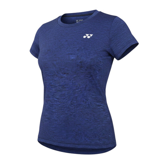 Yonex Women's Blue Sports T-Shirt, Size 2, Lightweight
